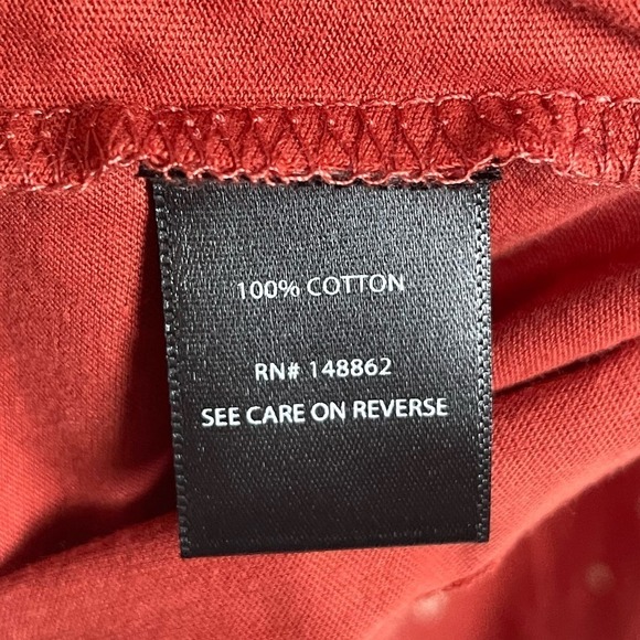 NWT Torrid Jersey‎ V-Neck Relaxed Tie Front Crop Top Terracota Bossa Nova  2X - Picture 4 of 7